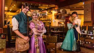 Trattoria al Forno at DVC's Boardwalk Villas, home of the Bon Voyage Breakfast featuring characters from Tangled and The Little Mermaid