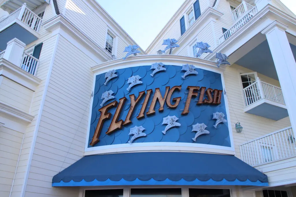 Flying Fish restaurant exterior at Disney's BoardWalk