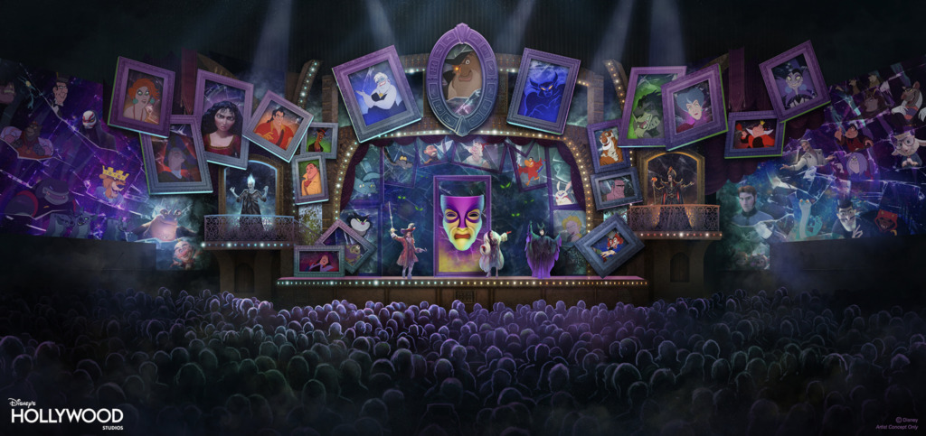 Disney Villains show concept at Hollywood Studios