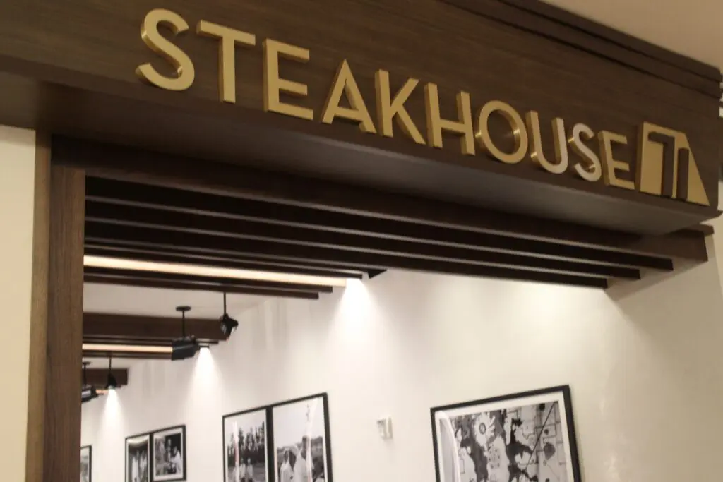 Entrance of Steakhouse 71 at Contemporary Resort.