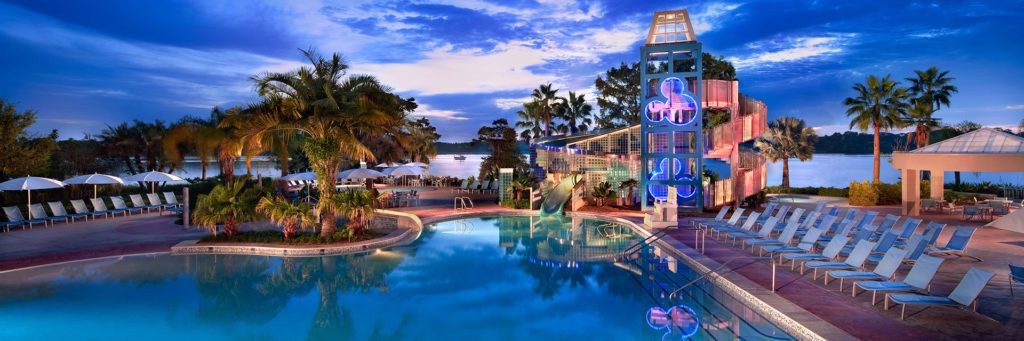 Bay Lake Tower Pool Pano