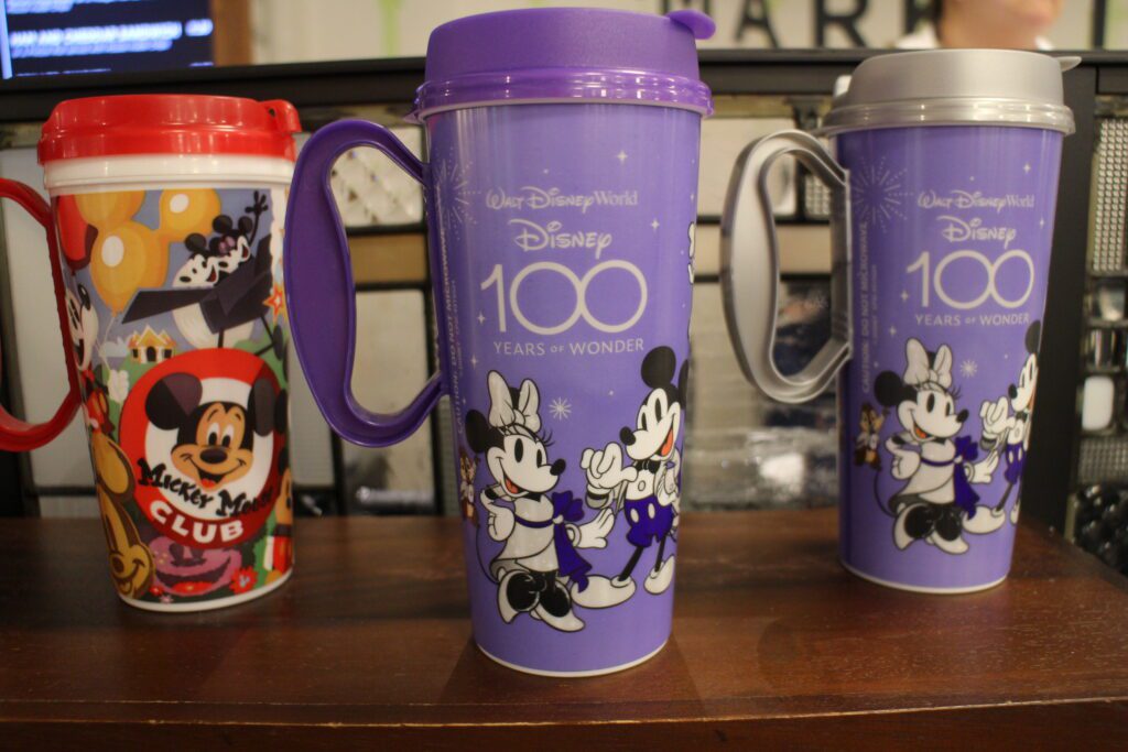 Disney 100 Years of Wonder Disneyland Mickey and Friends Mug with Lid New 