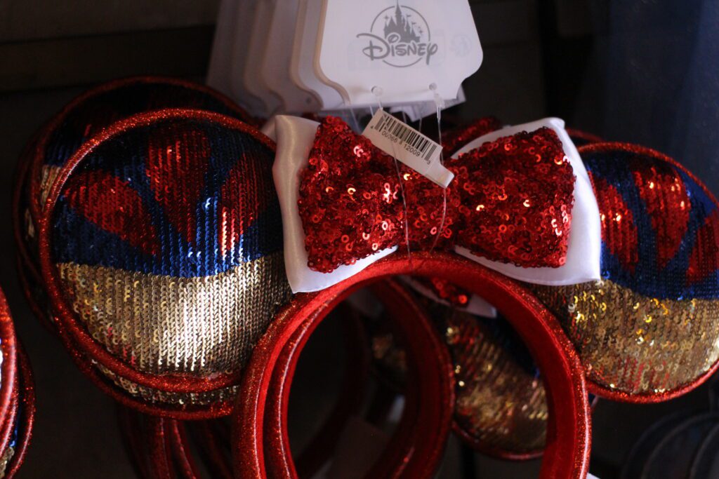 Snow White sequin ears at Disney World.