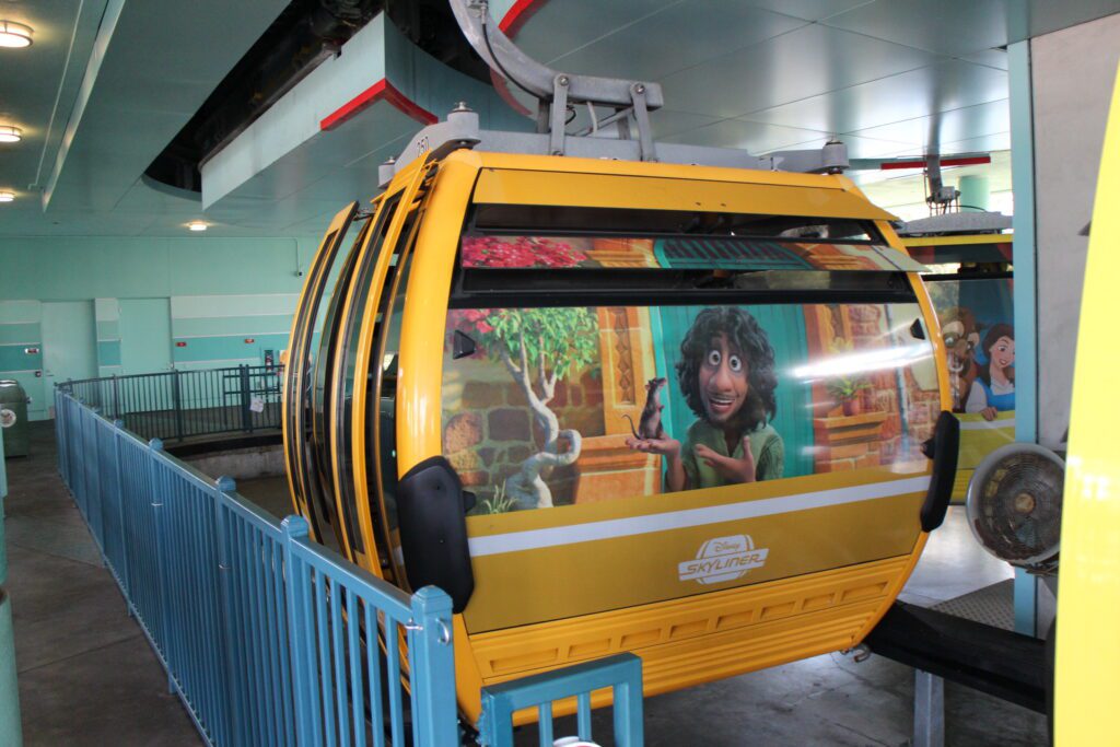 Bruno from Encanto Disney Skyliner cabin.