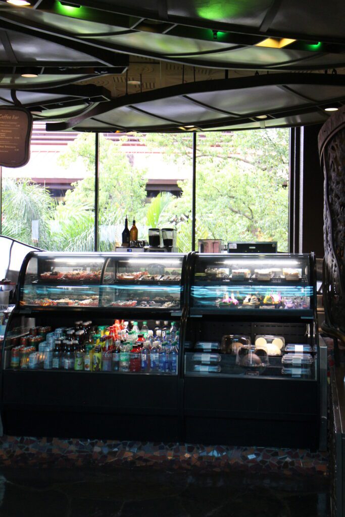 Kona Island walk up bar with a refrigerated snack window.