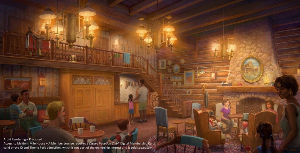 Frontierland DVC lounge concept art