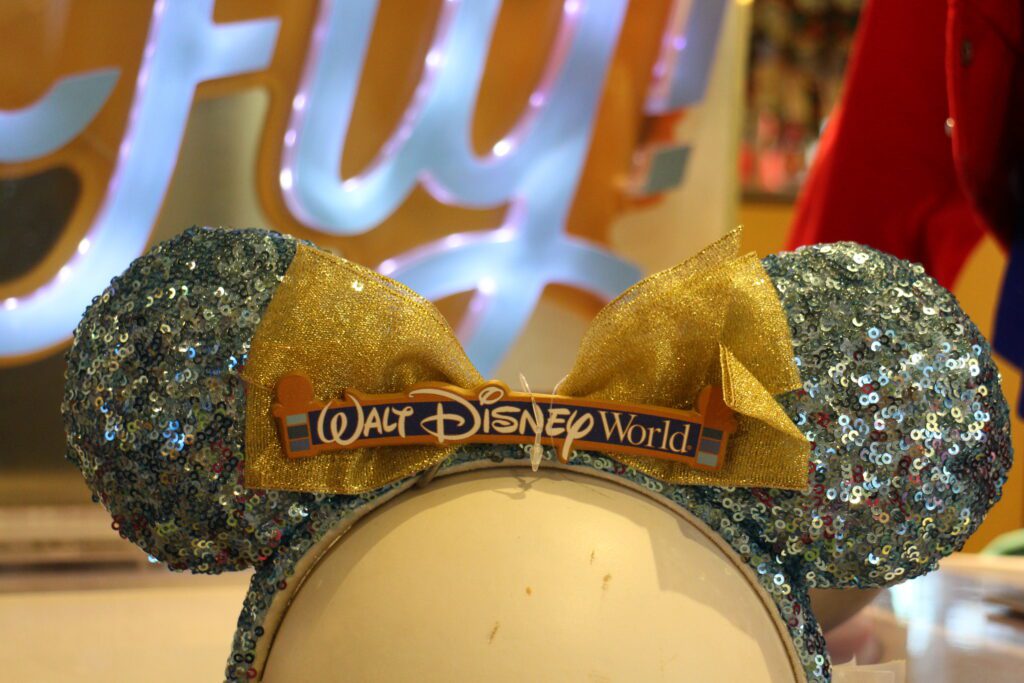 Disney World gate ears with sequins